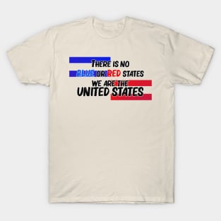 Biden - President - Election - No Blue or Red States - United States T-Shirt